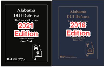 Why now hire the law firm that has the man who wrote the book on Alabama DUI? Whitney Polson has been one of teh co-authors on the last two editions.
