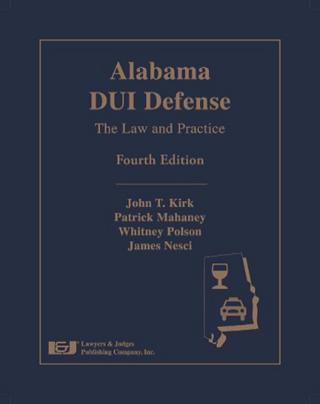 Alabama DUI Defense Book by Whitney Polson