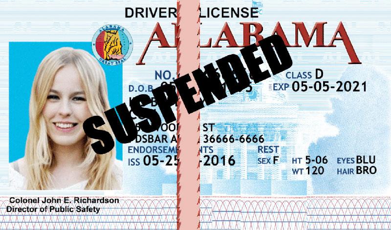 An Alabama DUI conviction means license suspension up to 12 months, plus possible jail time, probation, and hefty court fines.
