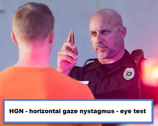 HGN eye testing in Alabama